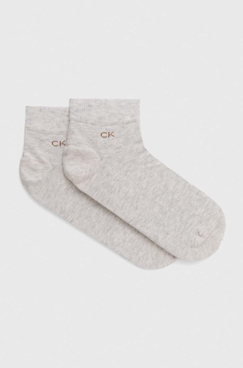 

Чорапи Calvin Klein (2 броя) в черно 701218706, Бежов
