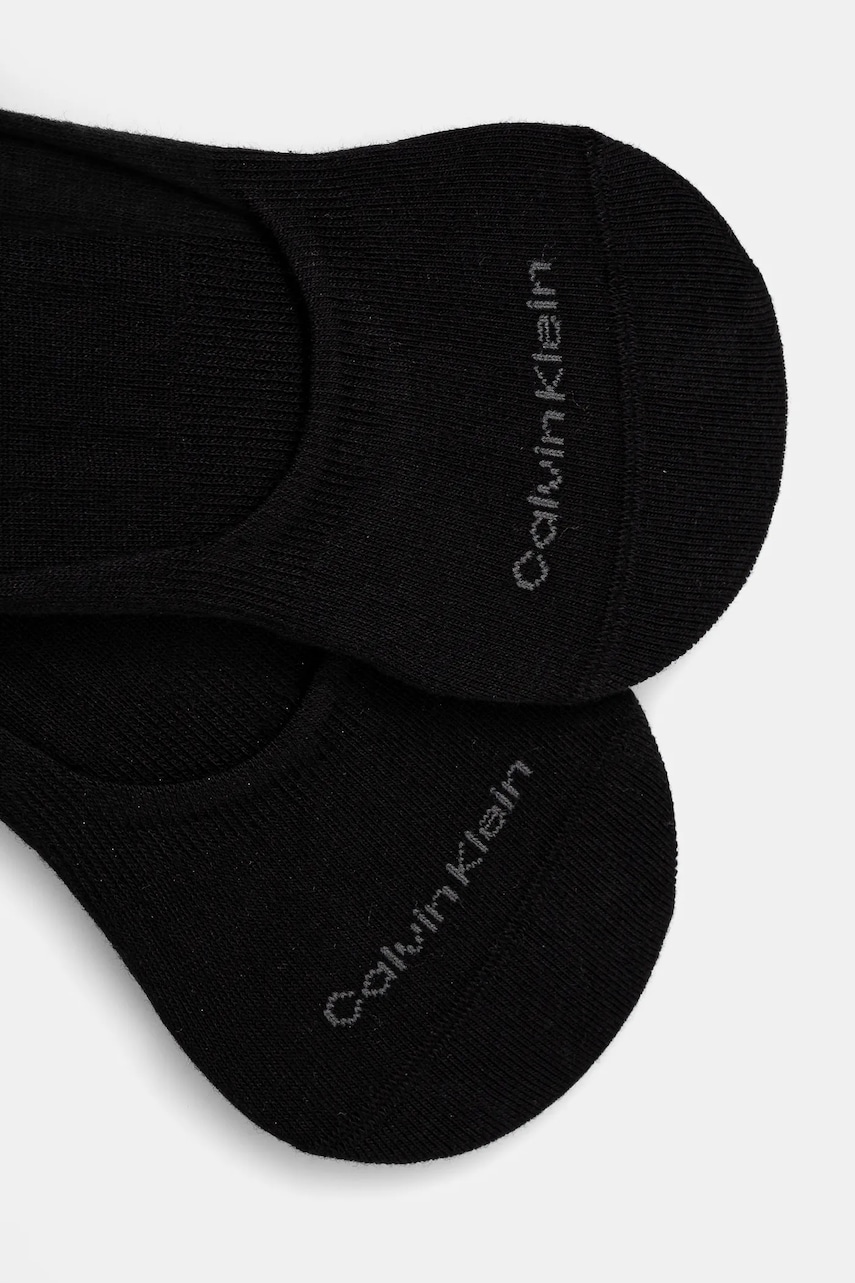 Носки Calvin Klein (2-pack) мужское цвет чёрный Носки Calvin Klein (2-pack) мужское цвет чёрный