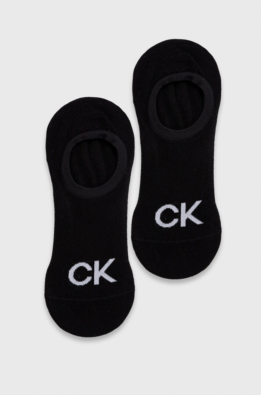 Levně Ponožky Calvin Klein pánské, černá barva, 701218716