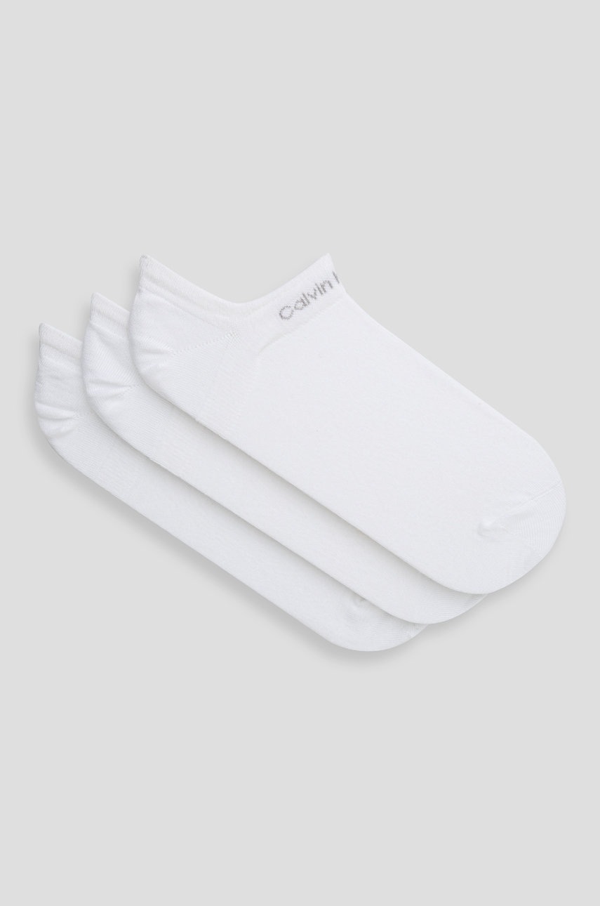 

Чорапи Calvin Klein мъжки в бяло, Бял