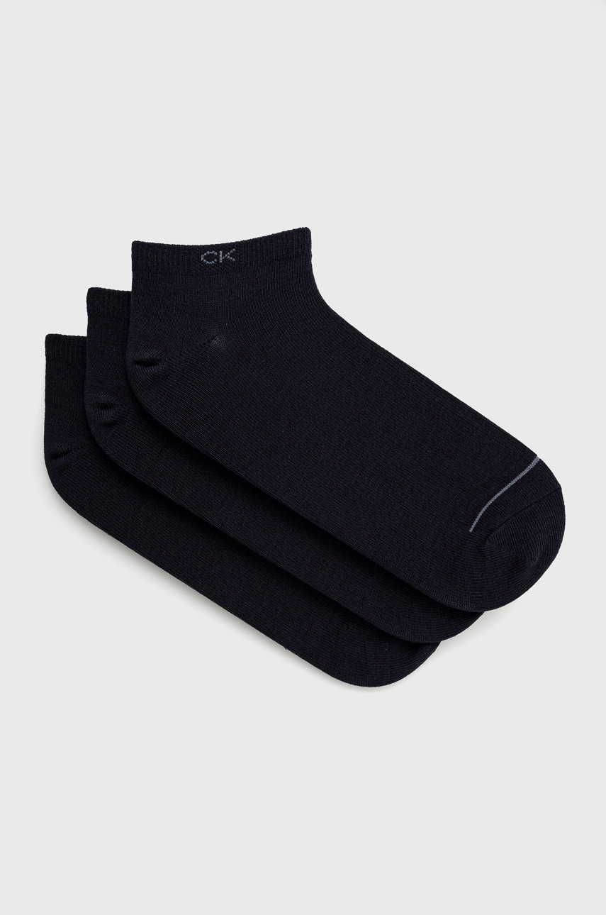 Levně Ponožky Calvin Klein pánské, tmavomodrá barva, 701218718