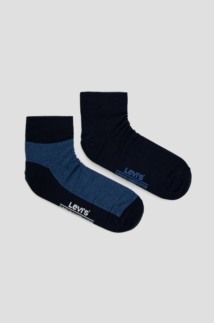 

Чорапи Levi's мъжки в тъмносиньо, Тъмносин