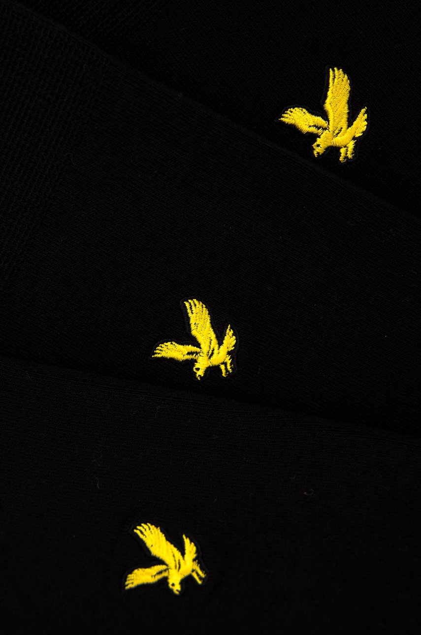 

Шкарпетки Lyle & Scott (5-pack) колір чорний