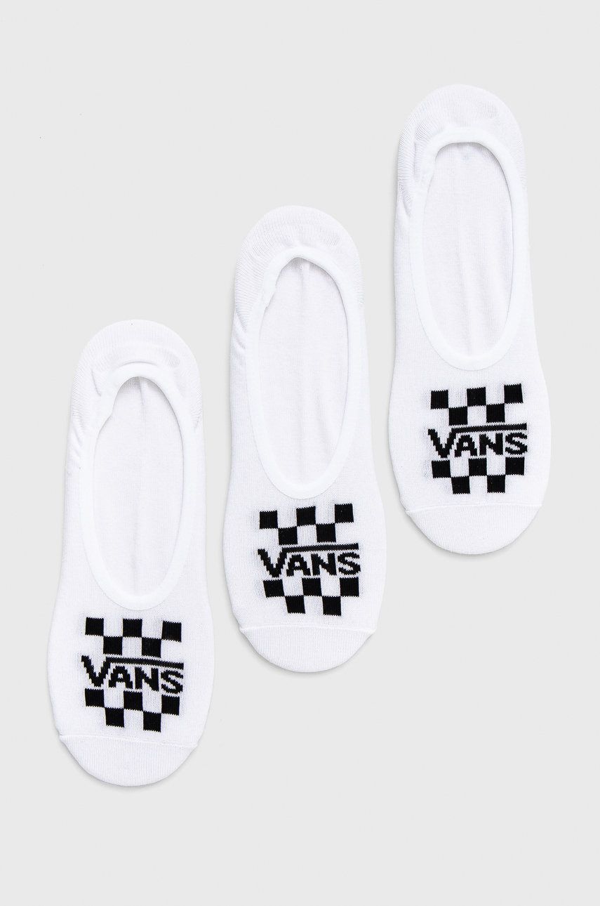 Ponožky Vans pánské, bílá barva, VN0A7S9BWHT1-WHITE - bílá -  69% Bavlna