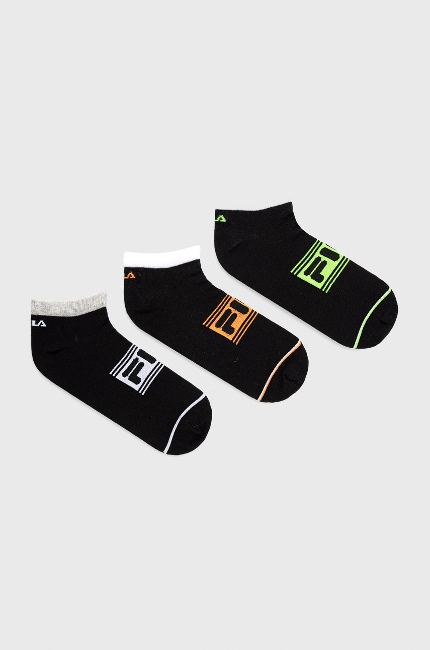 Fila skarpetki (3-pack) męskie kolor czarny