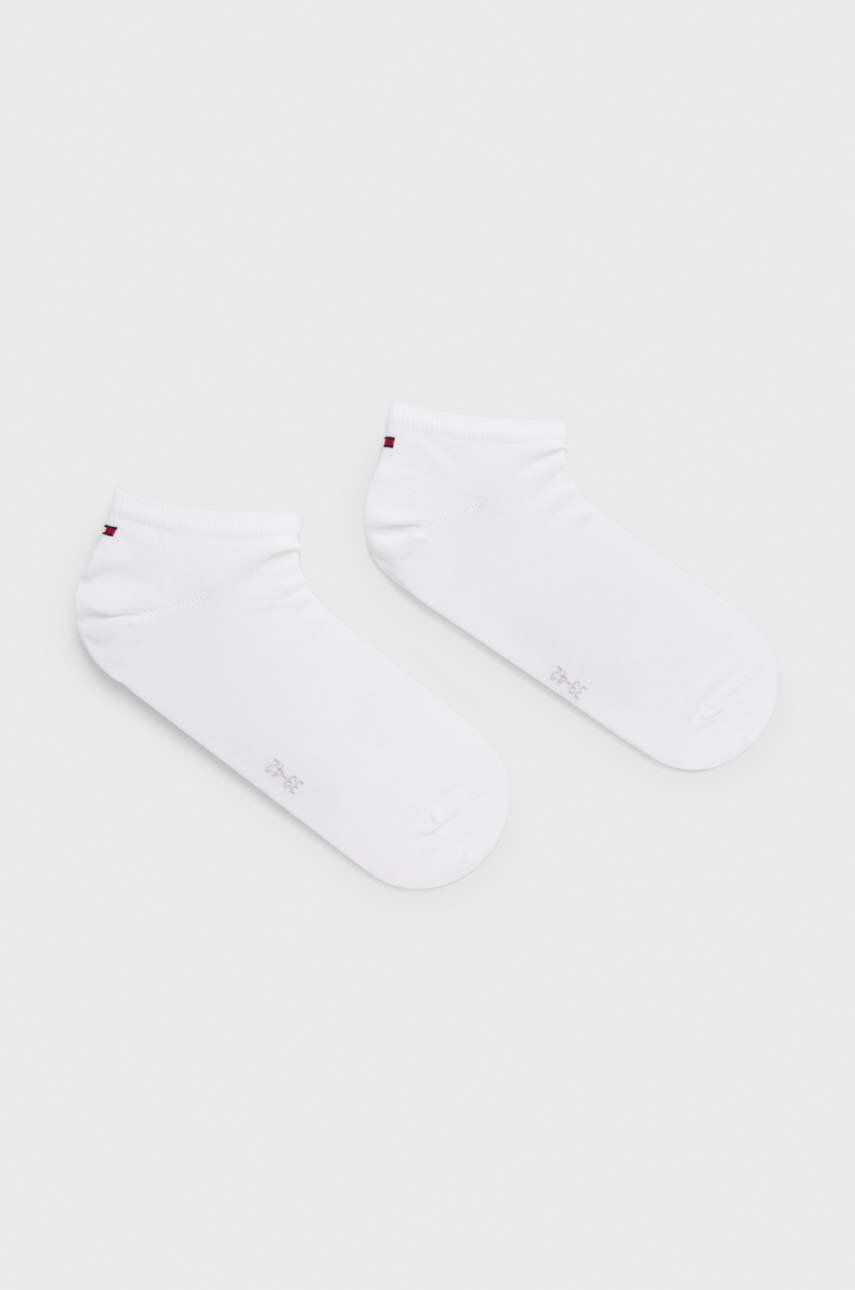 Levně Ponožky Tommy Hilfiger 6-pack pánské, bílá barva