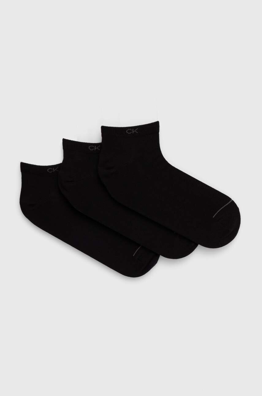 Levně Ponožky Calvin Klein 6-pack pánské, černá barva, 701222232