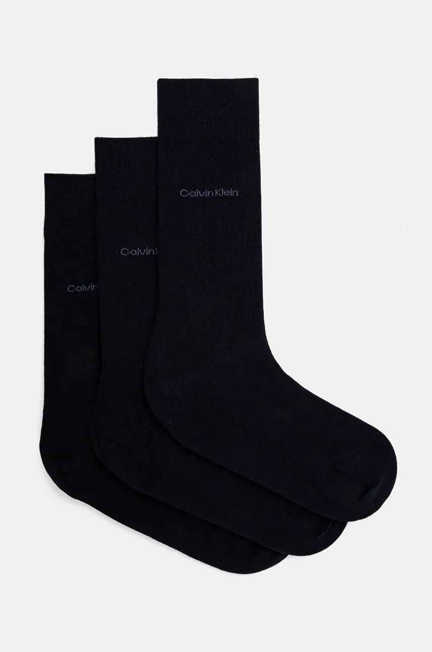 

Чорапи Calvin Klein (3 чифта) в тъмносиньо 701226014, Тъмносин