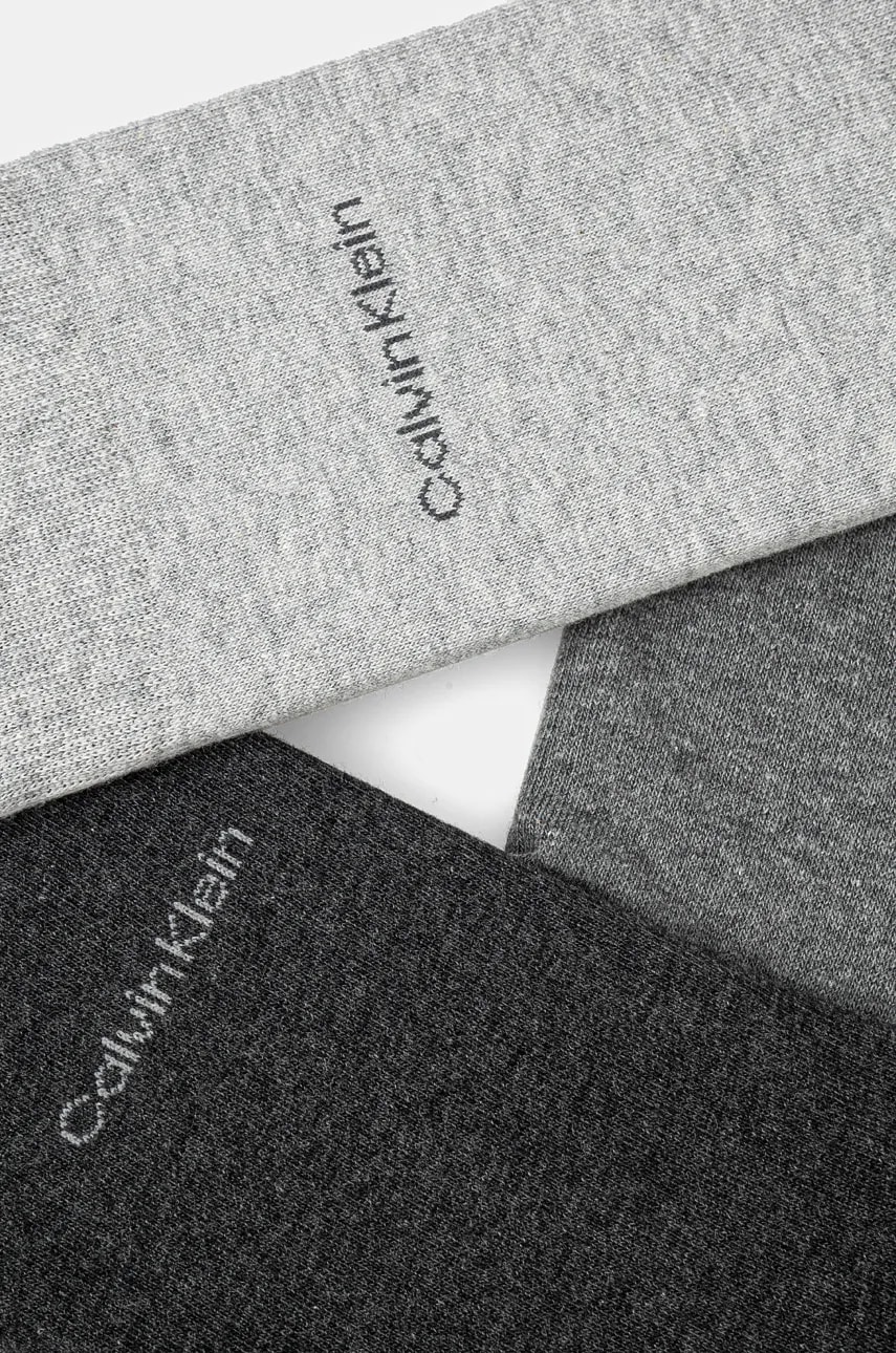 Носки Calvin Klein 3 шт мужские цвет серый 701226014 Носки Calvin Klein 3 шт мужские цвет серый 701226014