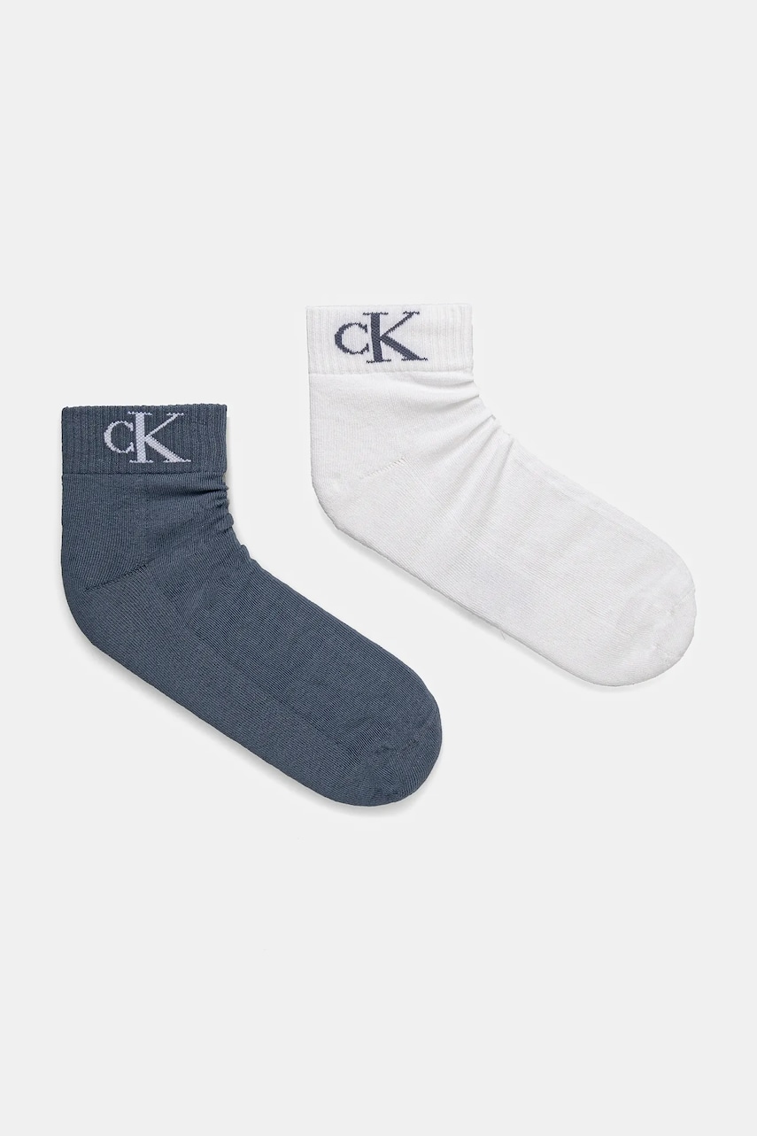 

Чорапи Calvin Klein Jeans (2 чифта) в синьо 701228805, Син