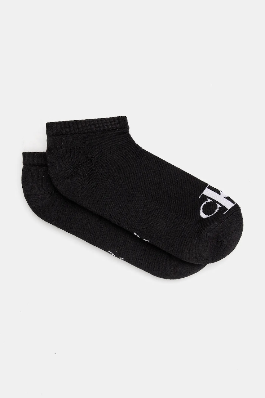 Levně Ponožky Calvin Klein Jeans 2-pack pánské, černá barva, 701228807