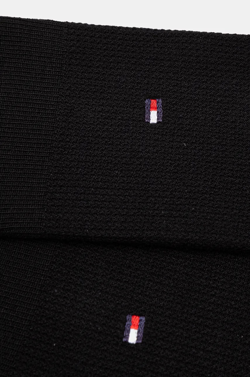 Шерстяные носки Tommy Hilfiger цвет чёрный 701228790 Шерстяные носки Tommy Hilfiger цвет чёрный 701228790