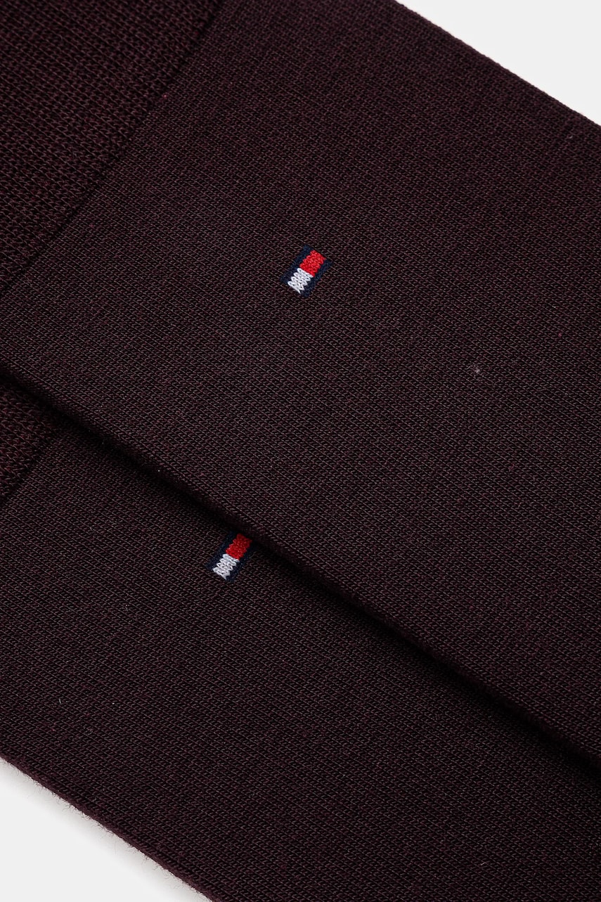 Шерстяные носки Tommy Hilfiger цвет фиолетовый 701229682 Шерстяные носки Tommy Hilfiger цвет фиолетовый 701229682