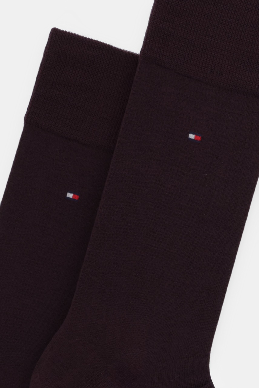 Шерстяные носки Tommy Hilfiger цвет фиолетовый 701229682