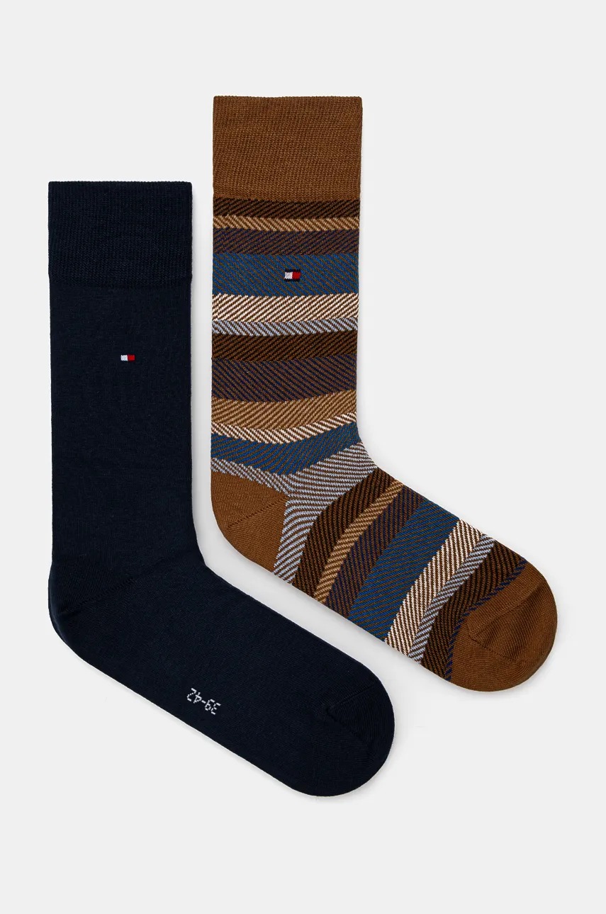 

Чорапи Tommy Hilfiger (2 чифта) в тъмносиньо 701229837, Тъмносин