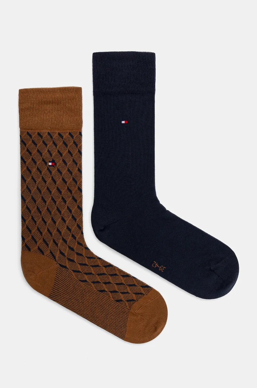 

Чорапи Tommy Hilfiger (2 чифта) в тъмносиньо 701229839, Тъмносин