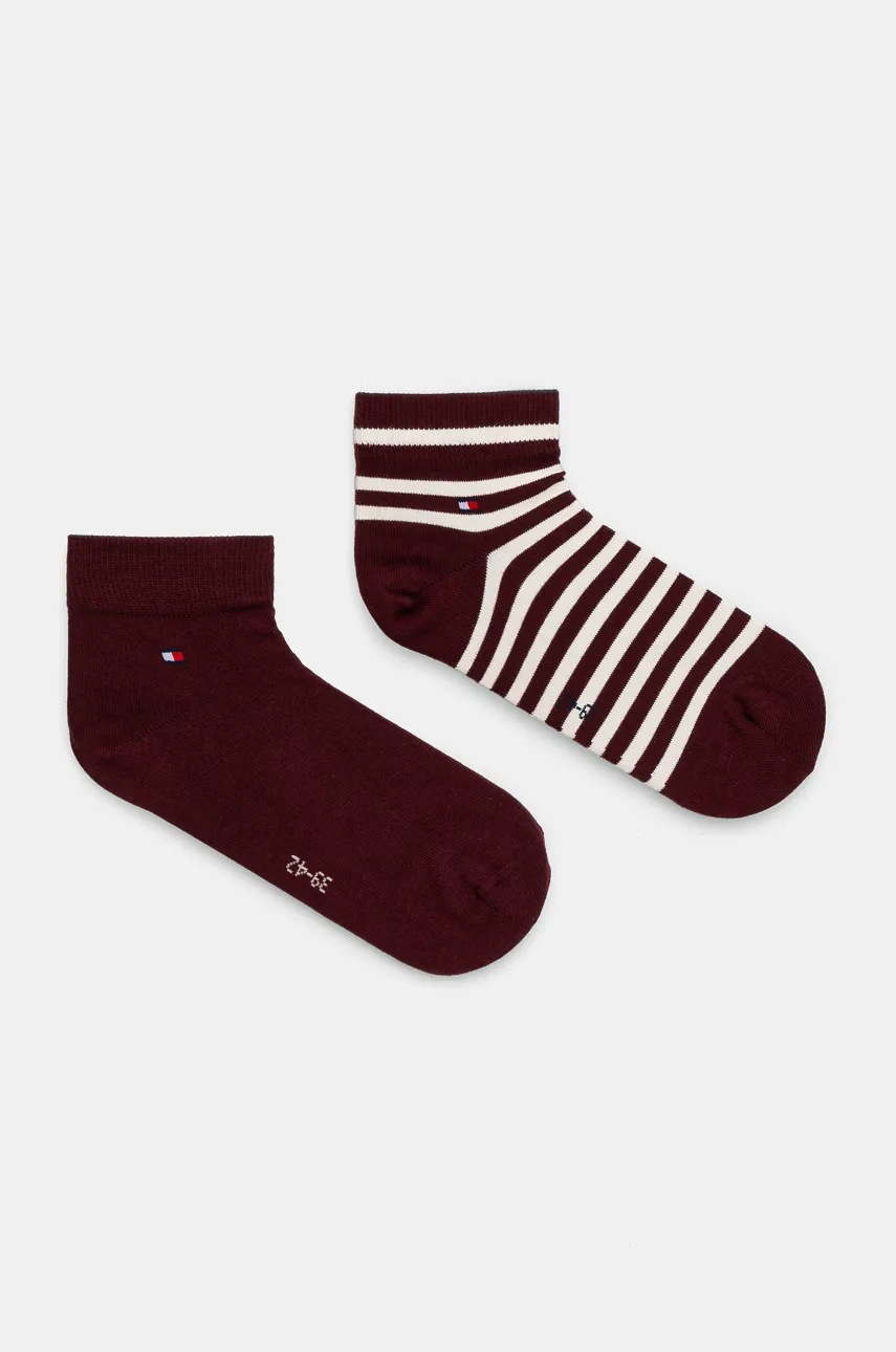 

Чорапи Tommy Hilfiger (2 чифта) в бордо 701229851