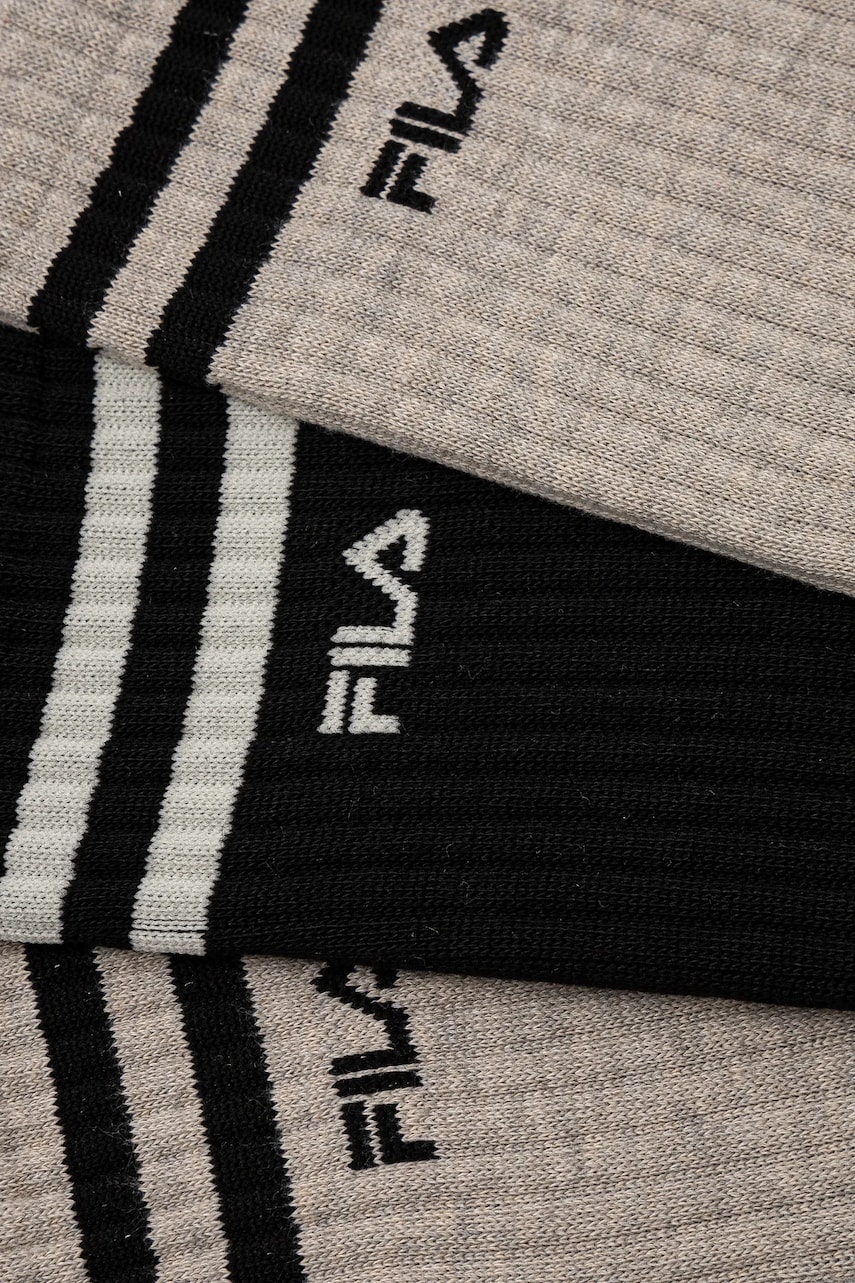 Носки Fila 3 шт мужские цвет чёрный F5603 Носки Fila 3 шт мужские цвет чёрный F5603