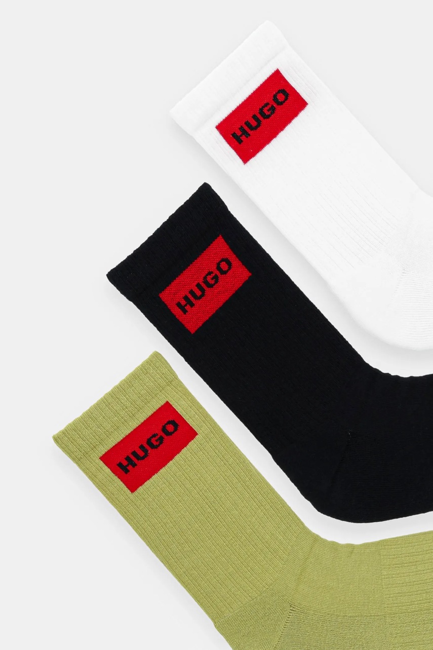 Носки HUGO 3 шт цвет чёрный 50531515 Носки HUGO 3 шт цвет чёрный 50531515