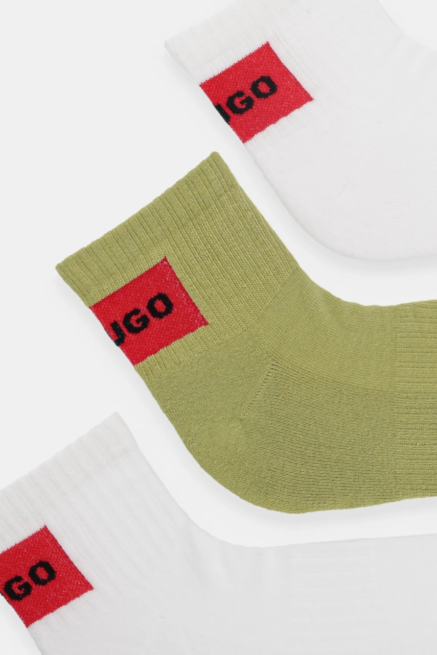 Носки HUGO 3 шт цвет белый 50541597 Носки HUGO 3 шт цвет белый 50541597