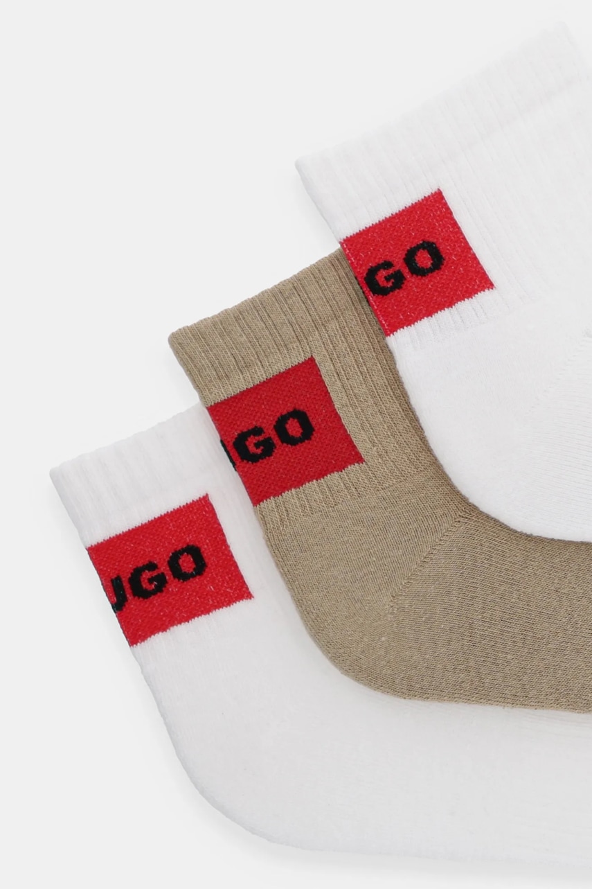 Носки HUGO 3 шт цвет белый 50541597 Носки HUGO 3 шт цвет белый 50541597