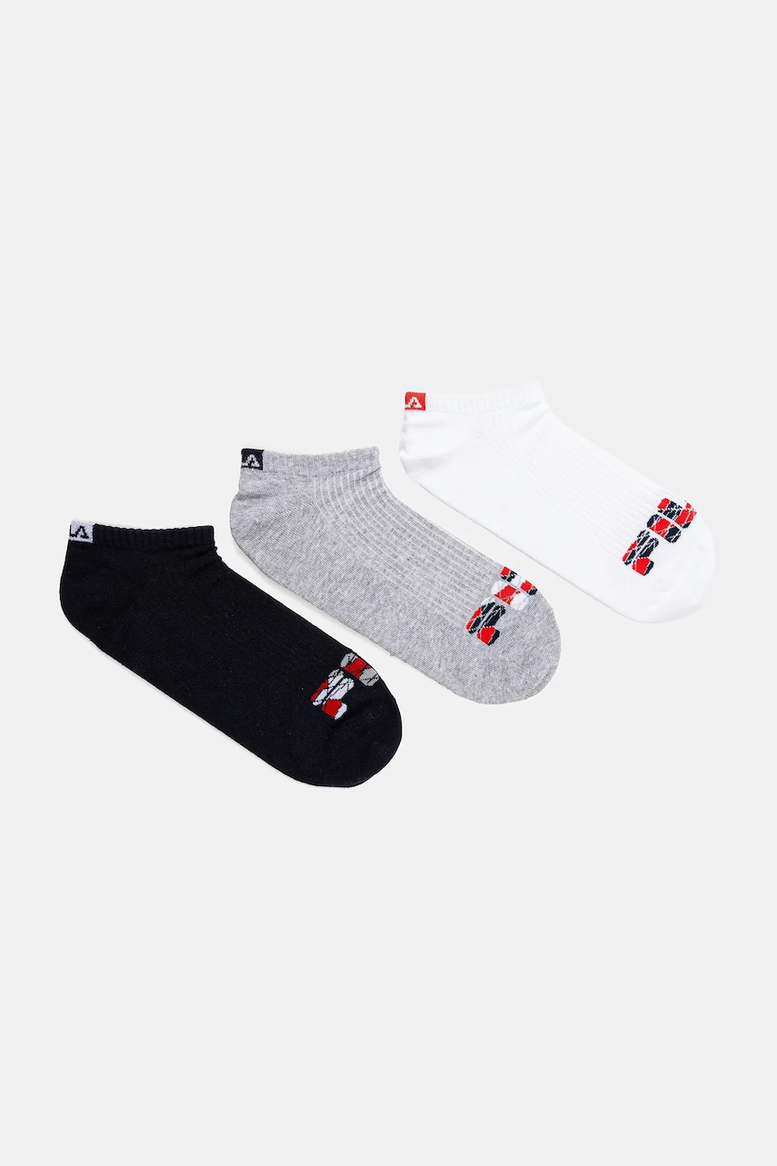 Ponožky Fila 3-pack pánské, bílá barva, F2531