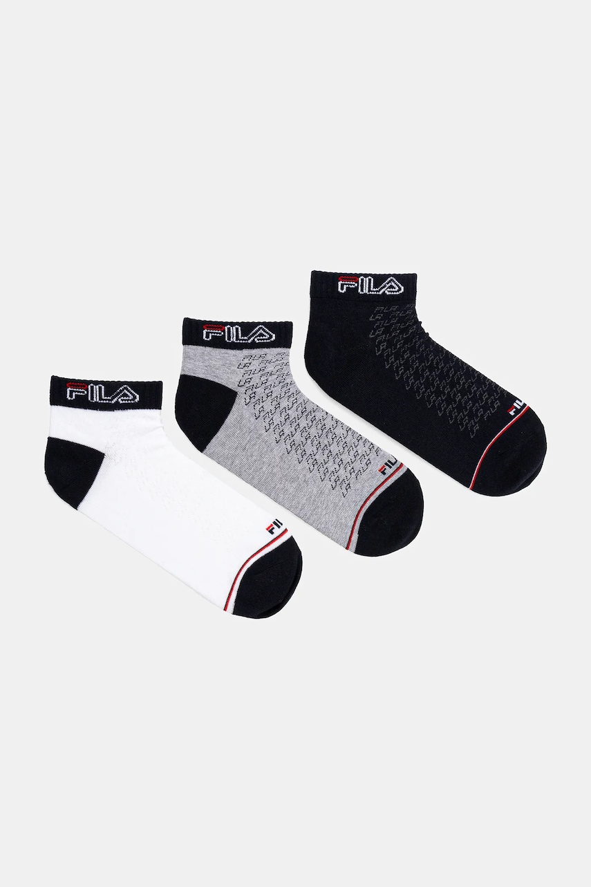 Ponožky Fila 3-pack pánské, tmavomodrá barva, F3274