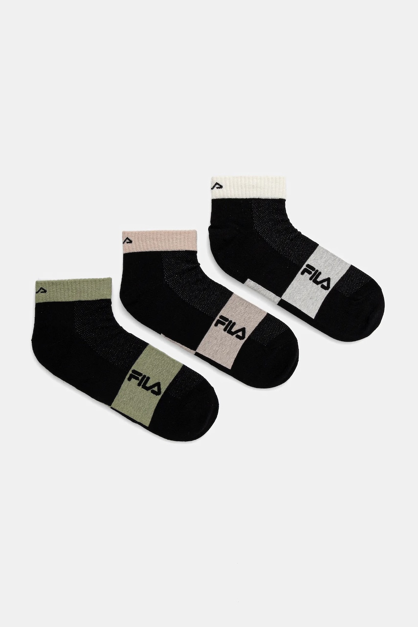 Fila sosete 3-pack culoarea negru, F3275