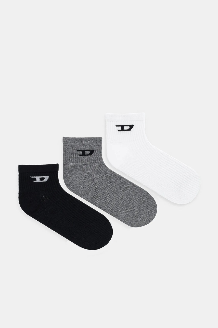 Diesel șosete SKM-D-ANKLE 3-pack culoarea negru, A17881.0LKBI