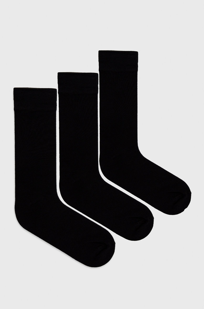 

Чорапи Selected Homme (3-pack), Черен