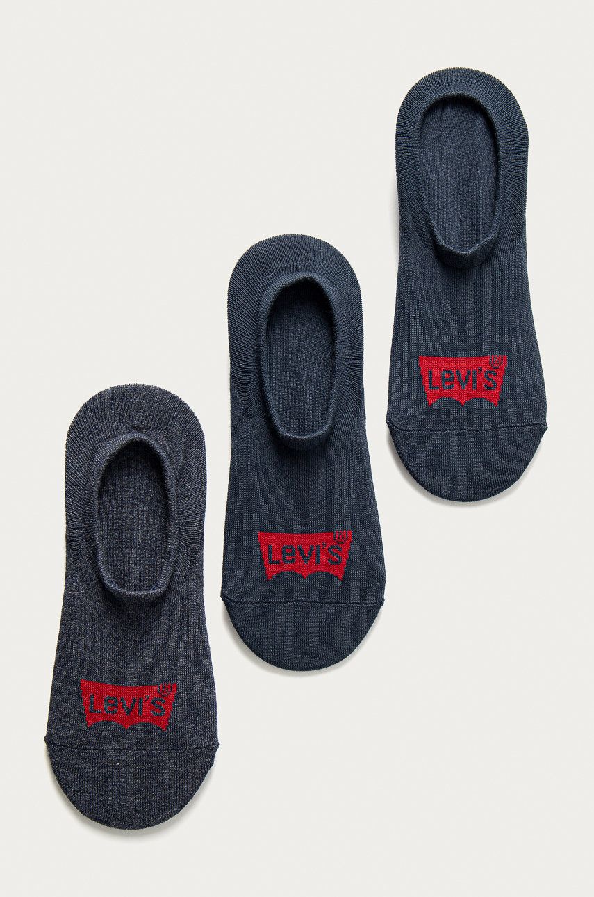 Ponožky Levi′s tmavomodrá barva - námořnická modř -  70% Bavlna