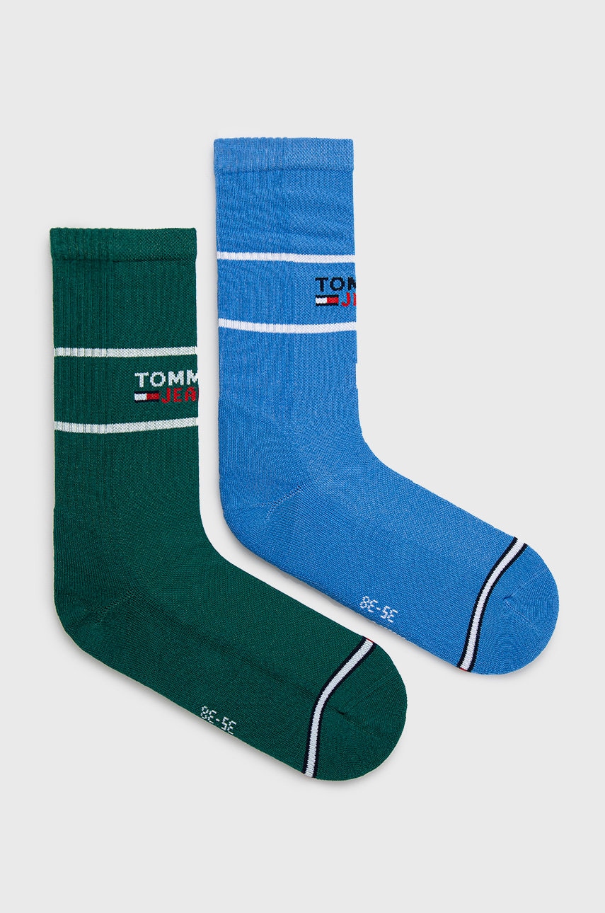 Tommy jeans sosete culoarea verde