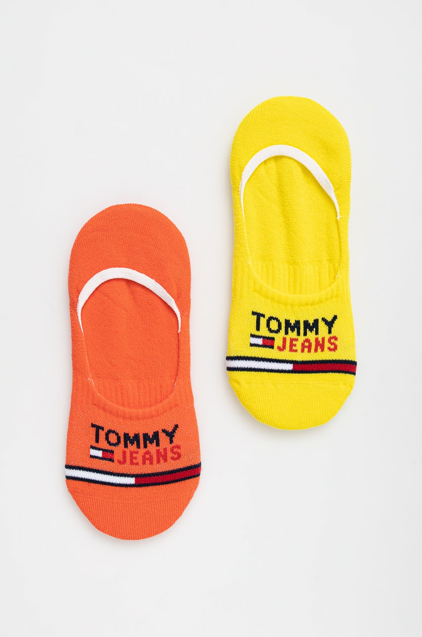 

Чорапи Tommy Jeans в оранжево, Оранжев