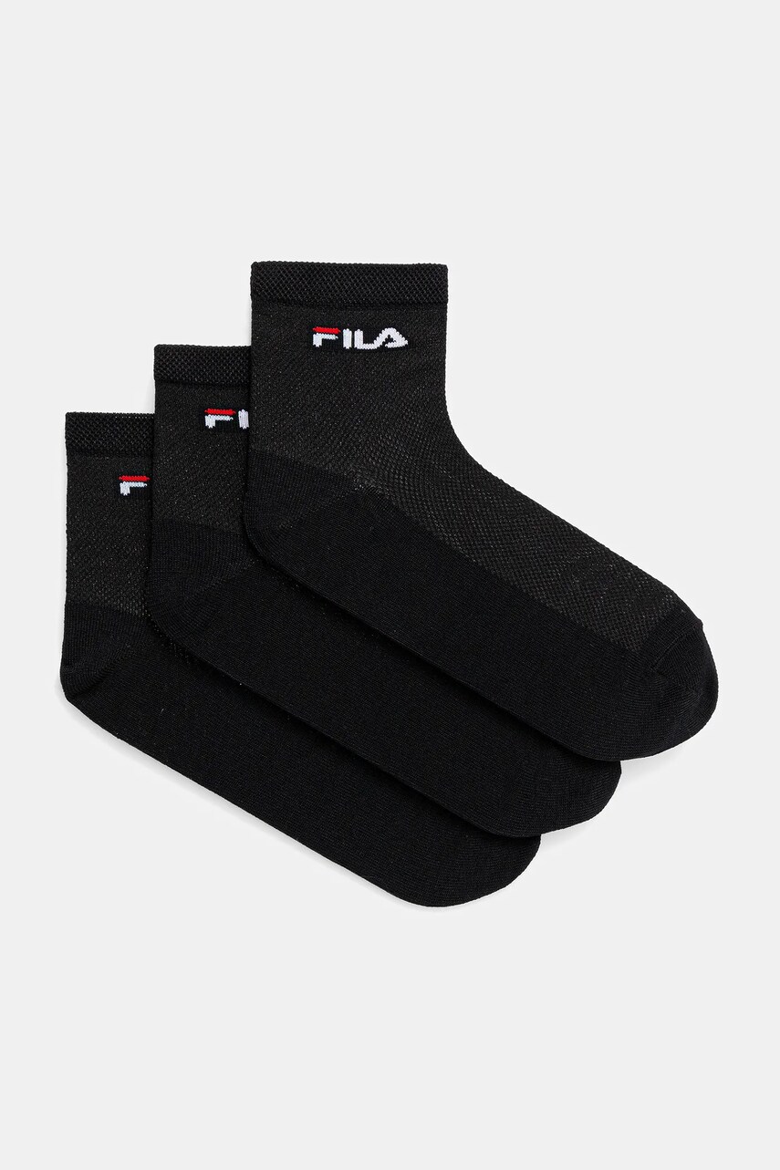 Levně Ponožky Fila černá barva