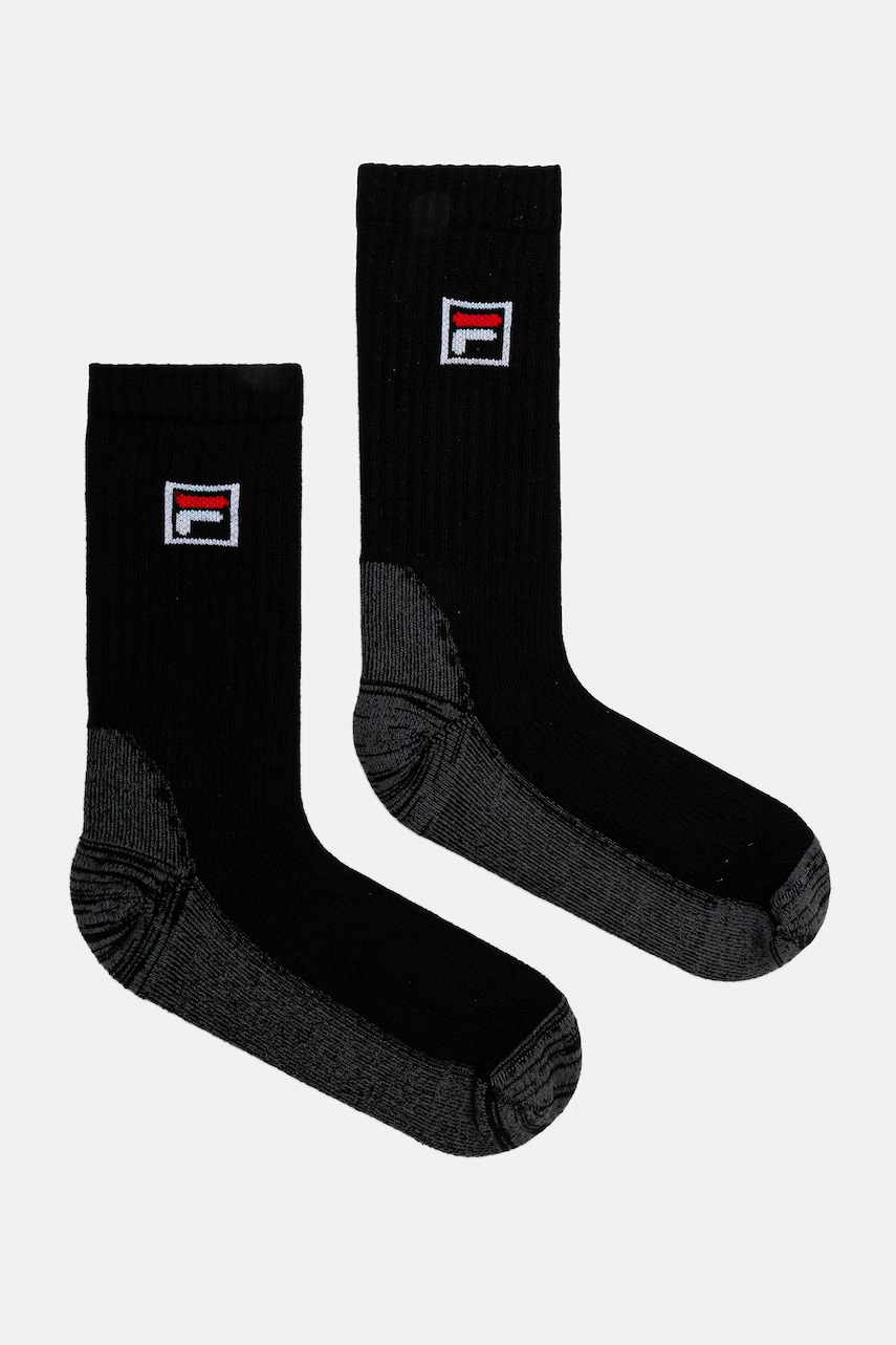 Fila șosete culoarea negru, F9024