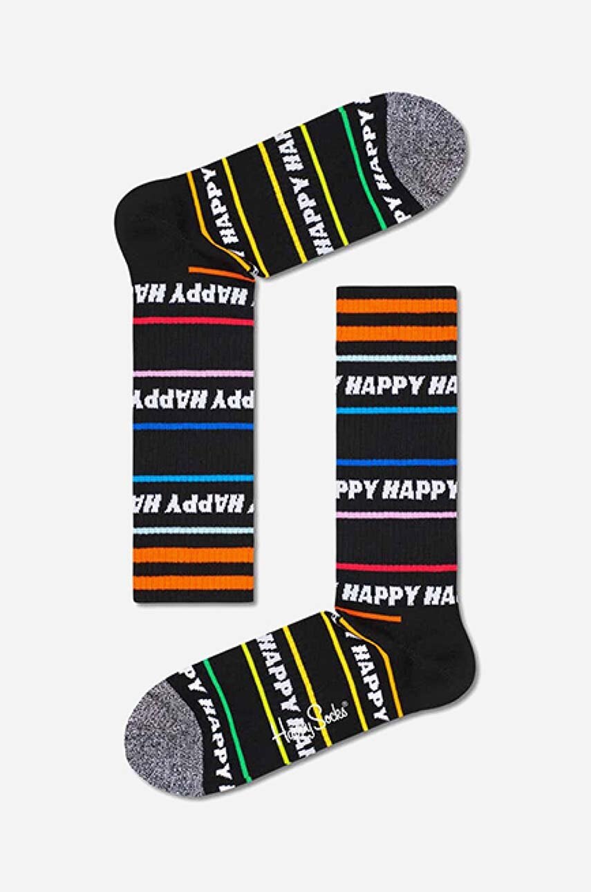 

Шкарпетки Happy Socks колір чорний