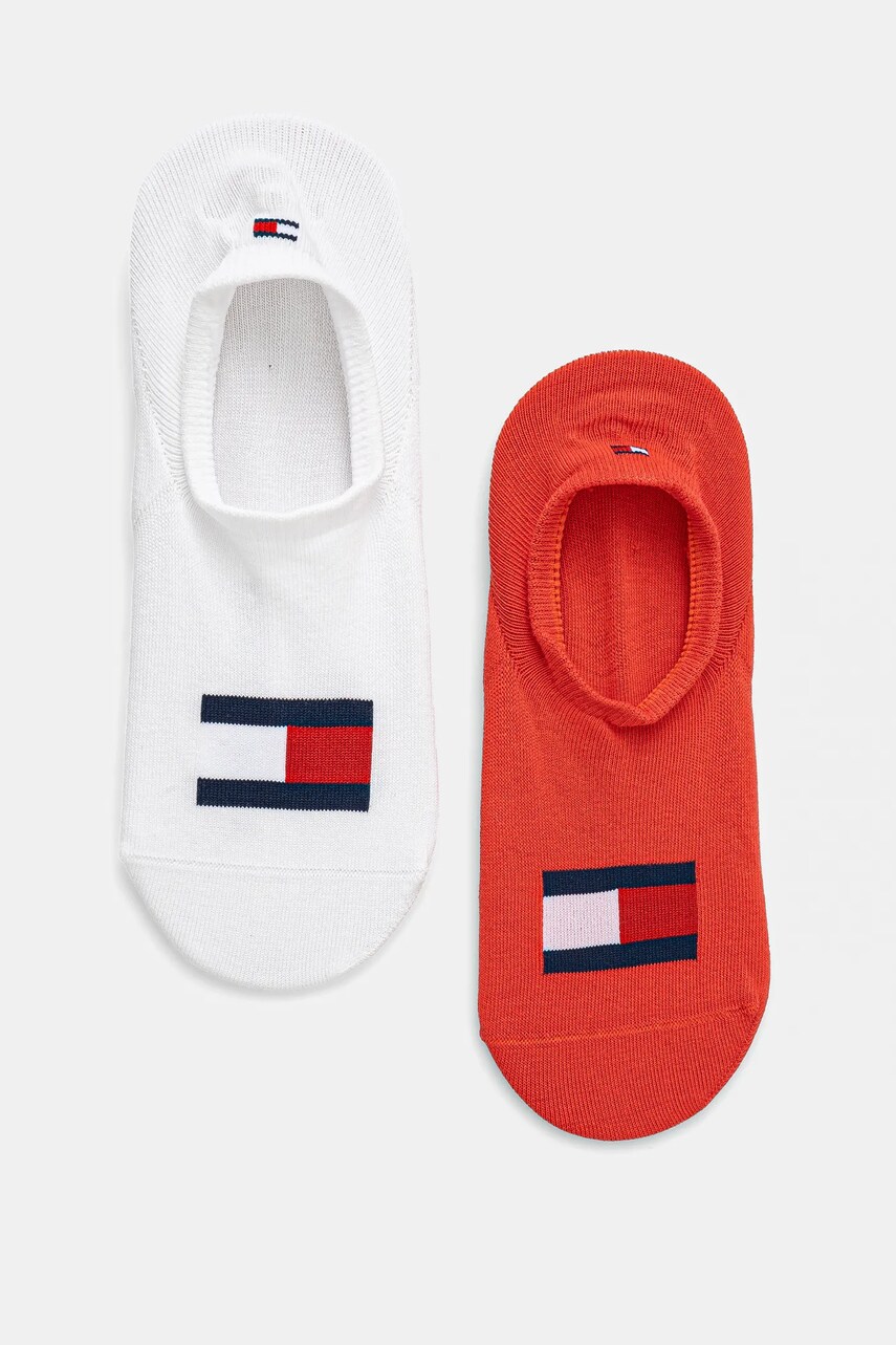 Tommy Jeans sosete 2-pack culoarea rosu, 701228224