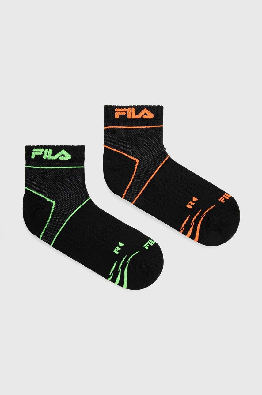 Levně Ponožky Fila 2-pack černá barva, F9059