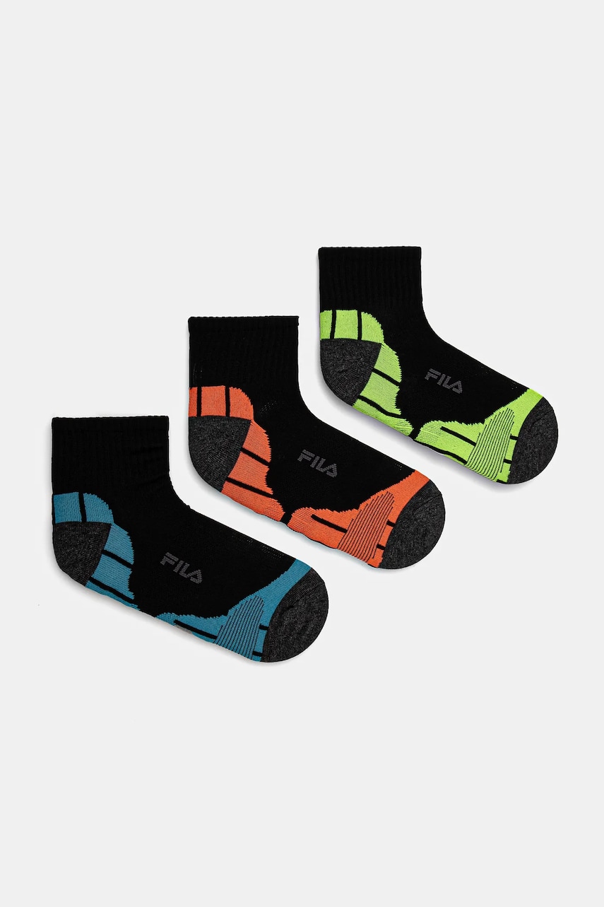 Fila sosete 3-pack culoarea negru, F1615