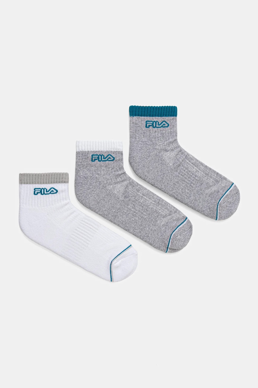Fila șosete 3-pack culoarea gri, F2522
