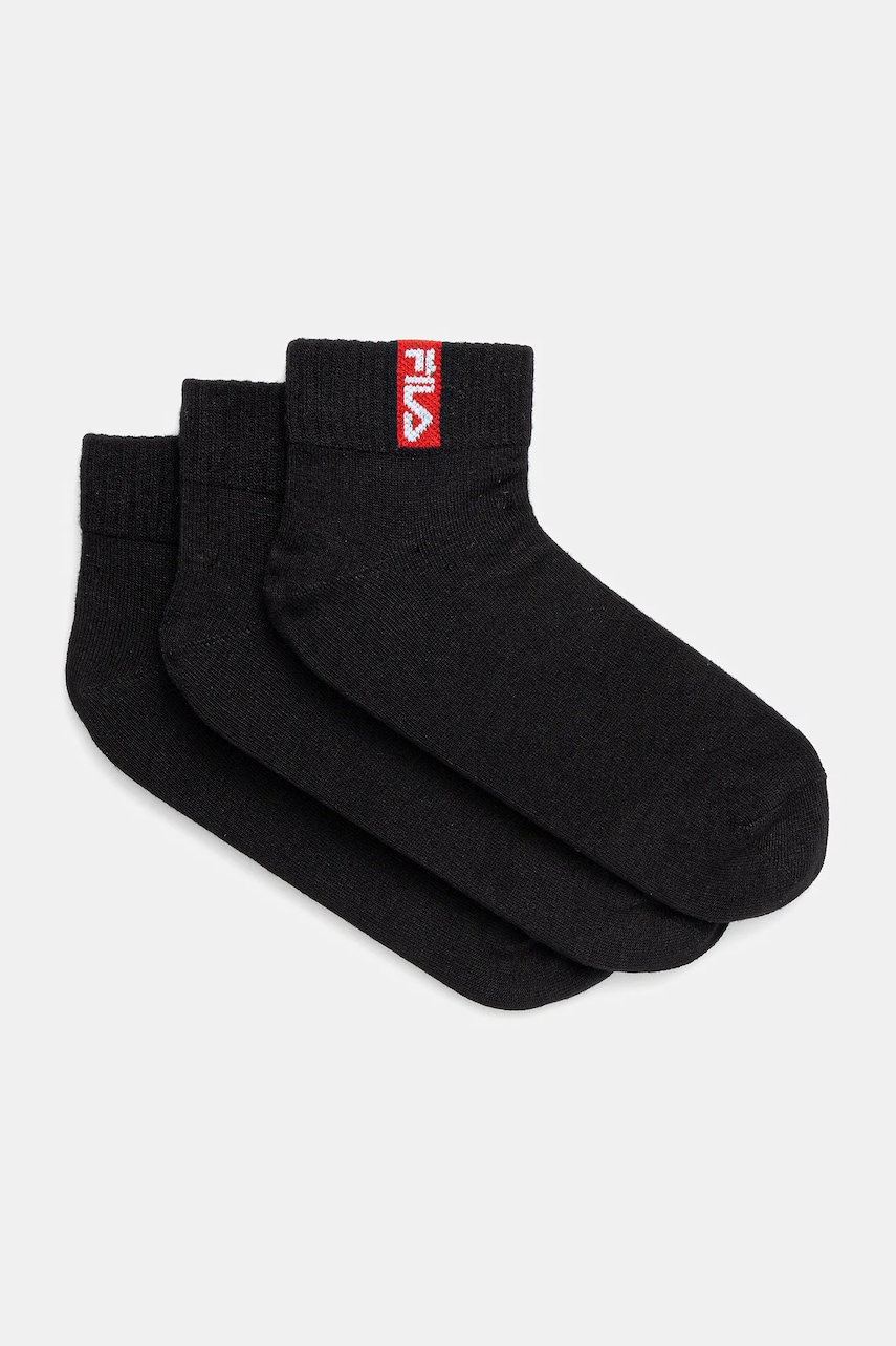 Fila șosete 3-pack culoarea negru, F5509