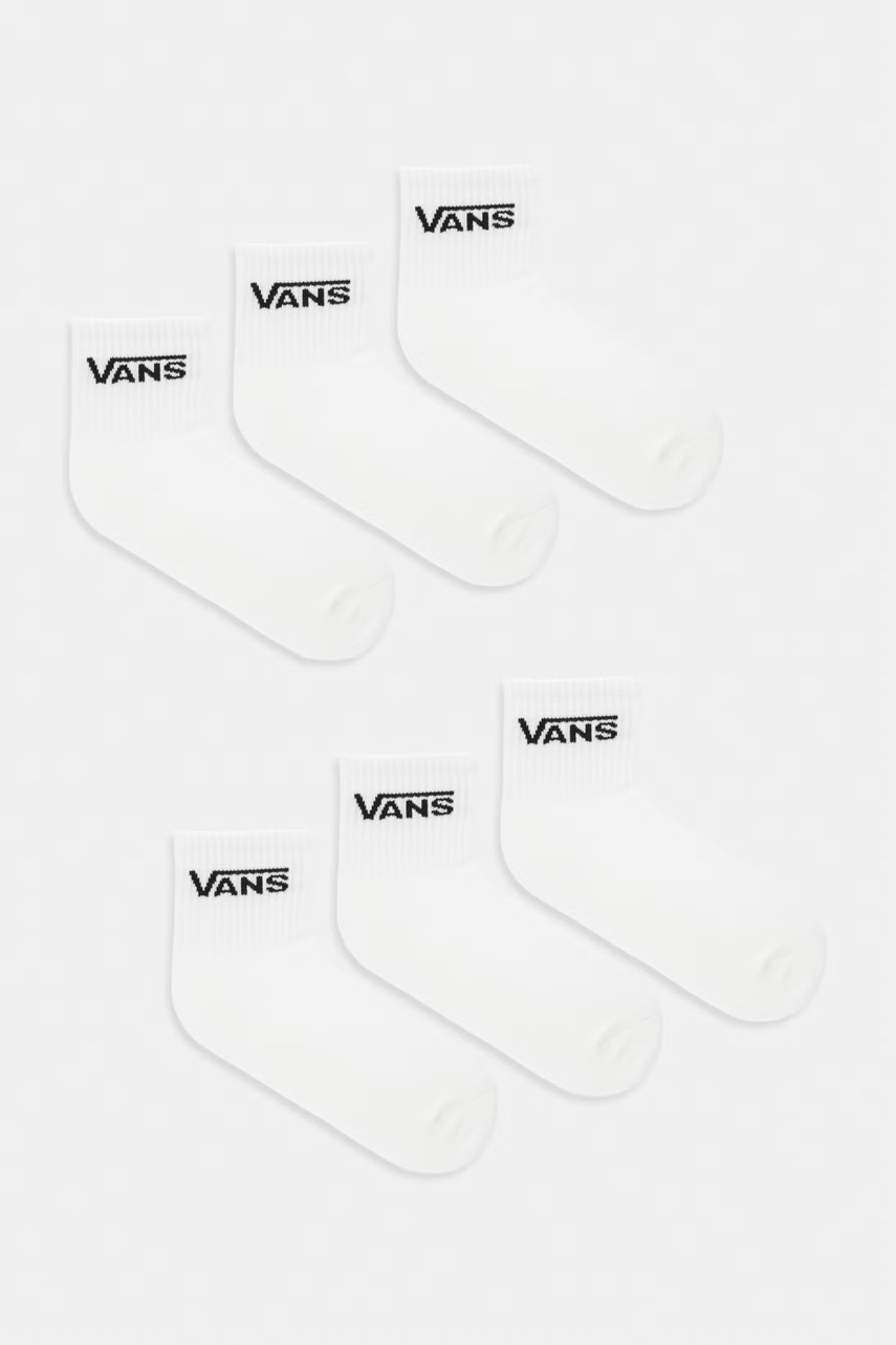 Vans κάλτσες 6-pack VN000QCCWHT1 λευκό 43/47,39/42,35/38