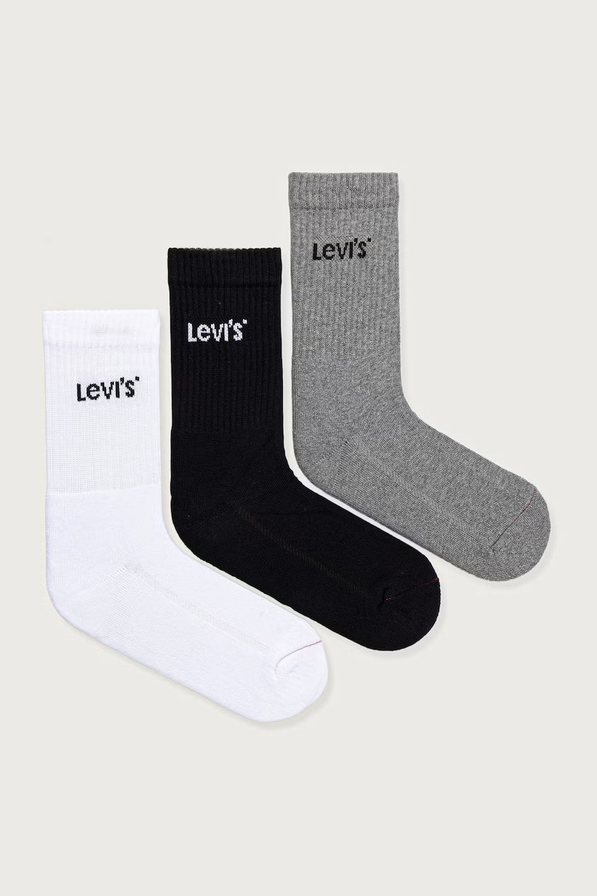 Levi's ponožky s bavlnou 3-pak