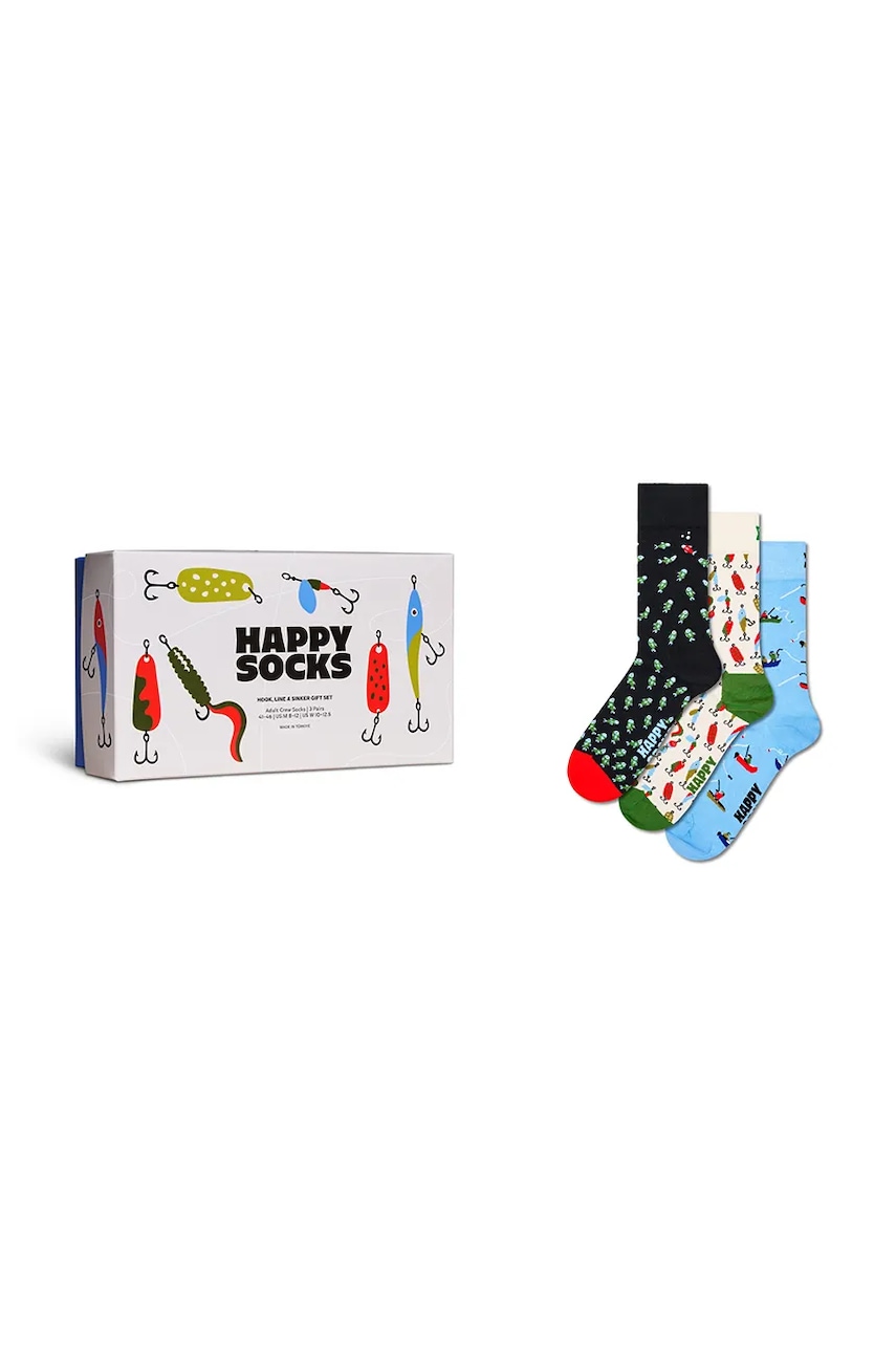 Happy Socks  ponožky s bavlnou 3-pak