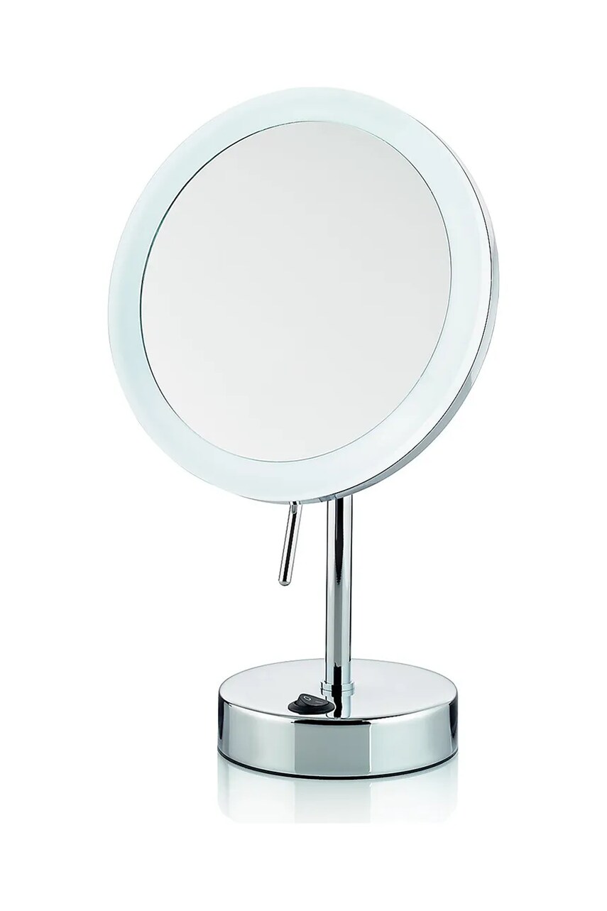 Kela oglindă cosmetică cu iluminare led Sabina culoarea gri