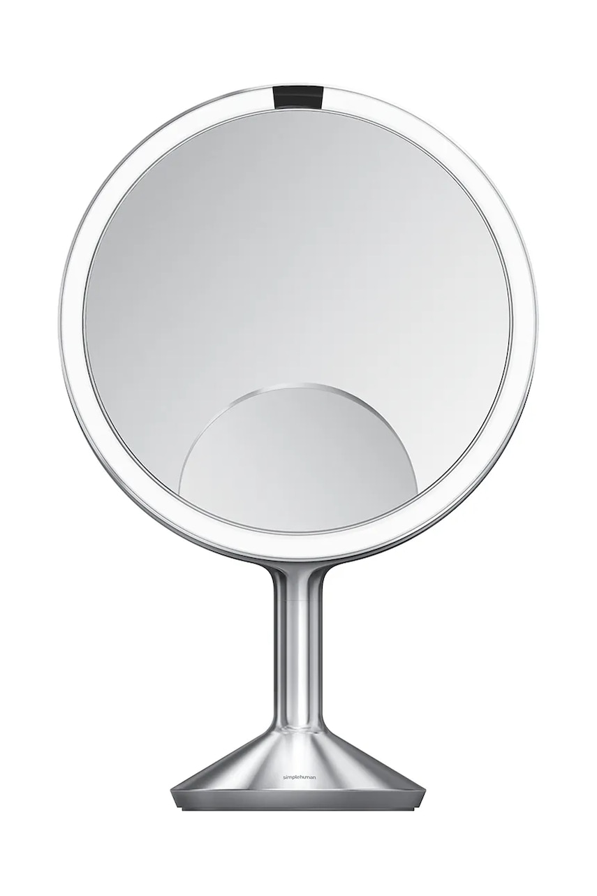 Simplehuman oglindă cu iluminare led Sensor Mirror Trio culoarea gri