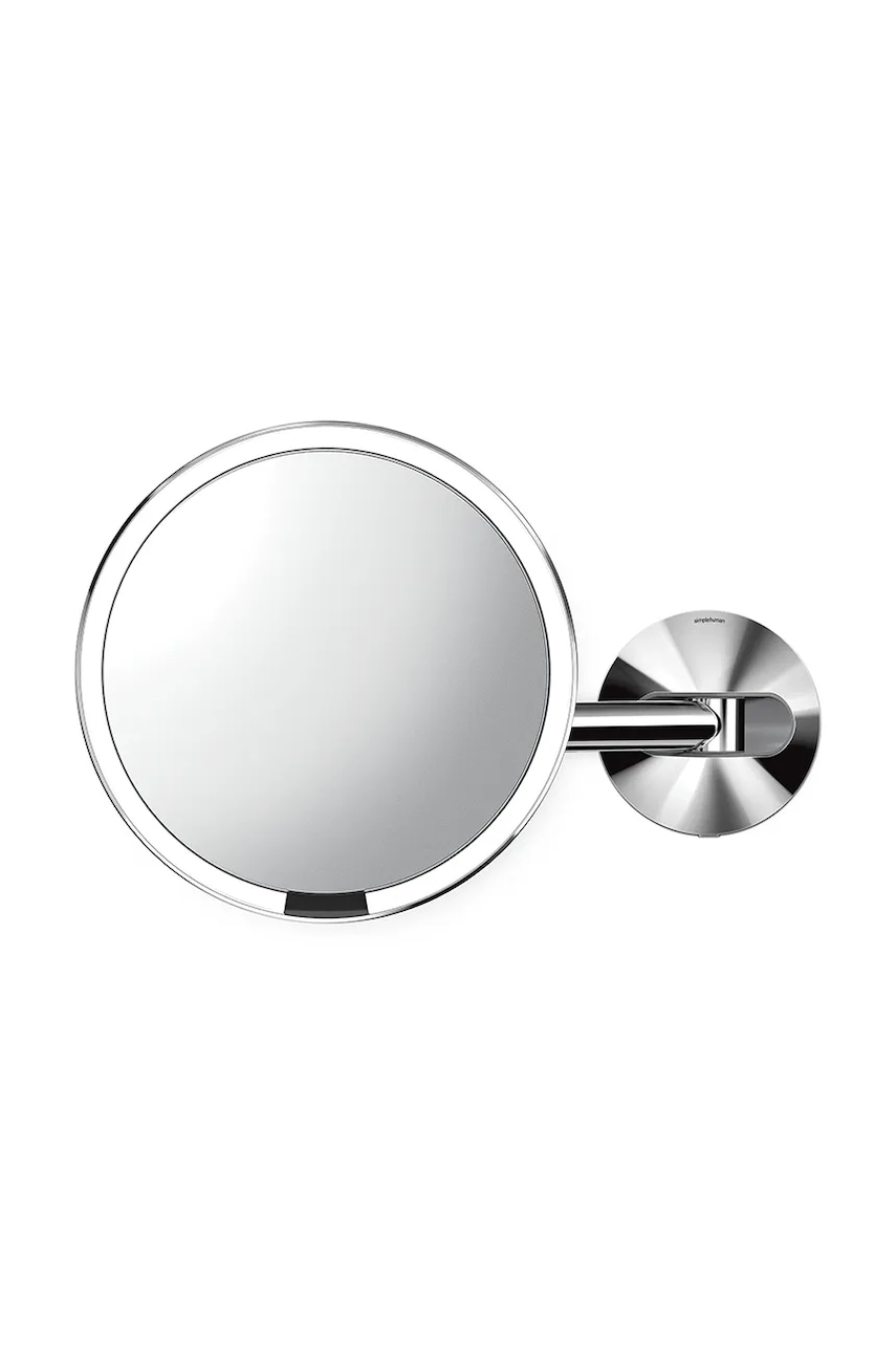 Simplehuman oglindă cu iluminare led pentru montare pe perete Sensor Hard-Wired culoarea gri