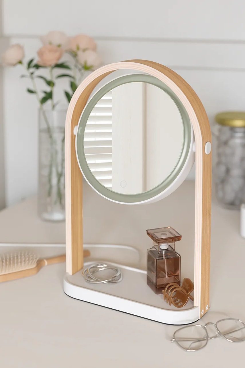 Umbra καθρεφτάκι ομορφιάς καλλυντικών ξύλινο 25 x 12 x 38 cm φωτογραφία