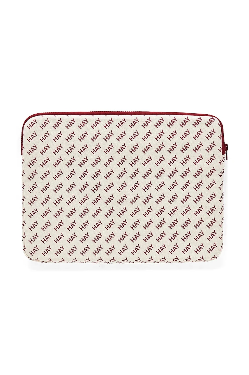 HAY husa laptop Logo 35 x 1,5 x 26 cm culoarea alb