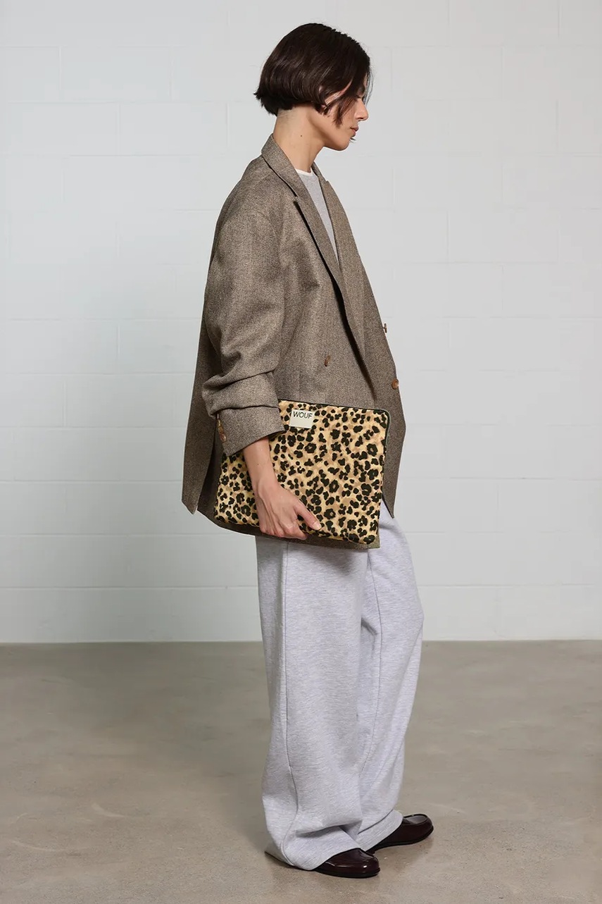 Θήκη φορητού υπολογιστή WOUF Feline 13" & 14" χρώμα: μπεζ φωτογραφία